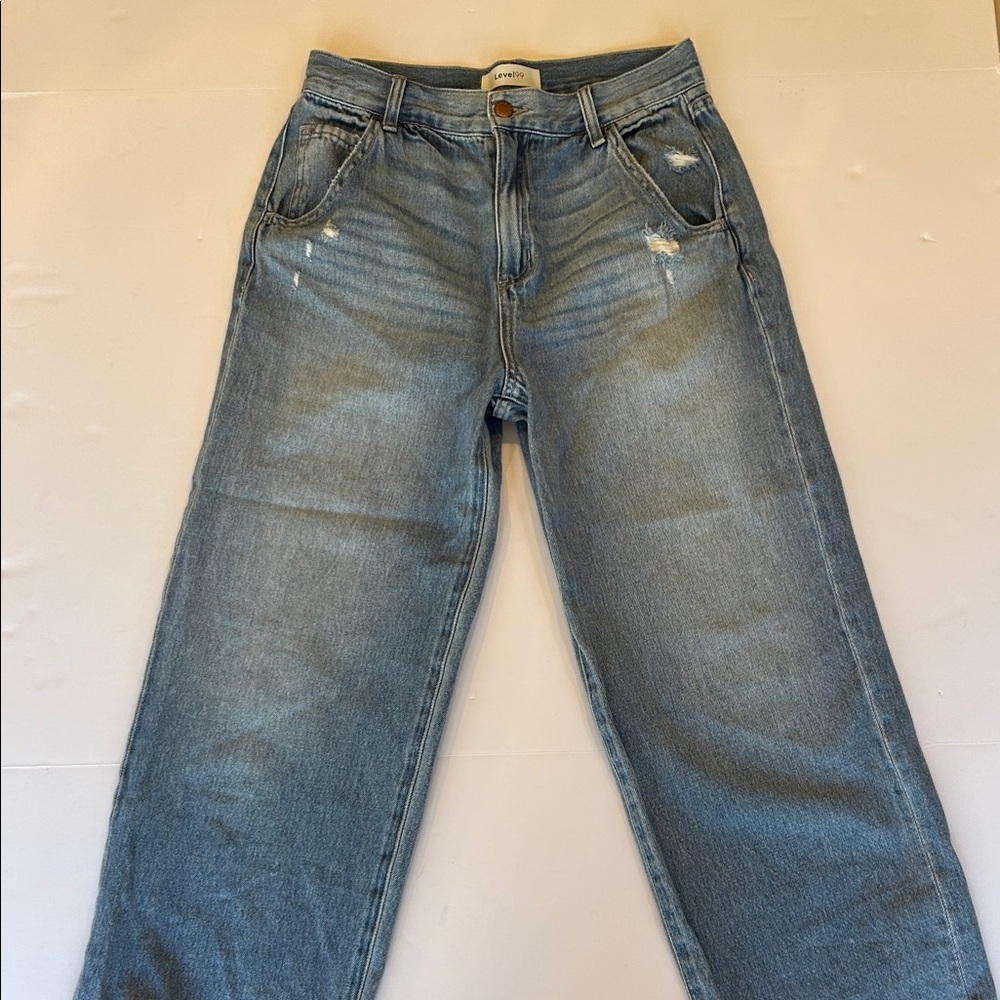 Level 99 Light Blue Denim Pants
